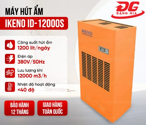 Máy hút ẩm công nghiệp IKENO ID-12000S 2