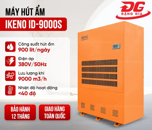 Máy hút ẩm công nghiệp IKENO ID-9000S 2