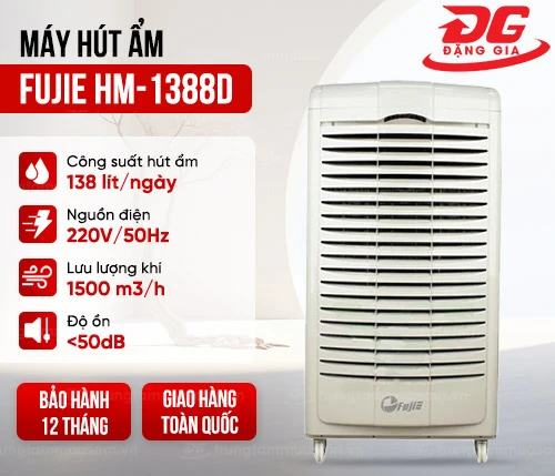 Máy hút ẩm công nghiệp Fujie HM-1388D 2