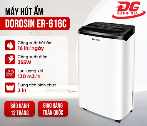 Máy hút ẩm Dorosin ER-616C 2