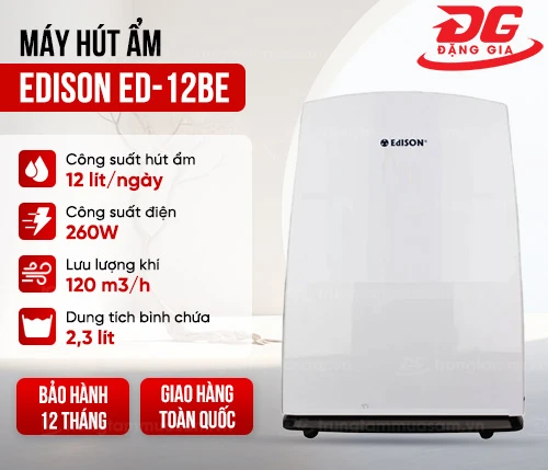 Máy hút ẩm Edison ED-12BE 2
