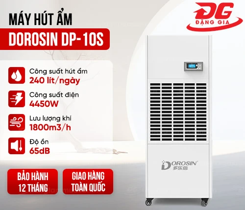 Máy hút ẩm công nghiệp Dorosin DP-10S 2