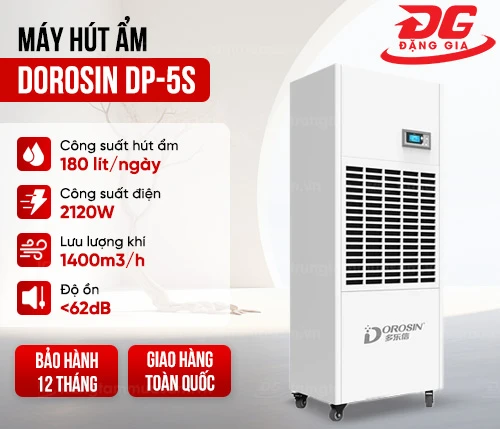 Máy hút ẩm công nghiệp Dorosin DP-5S 2
