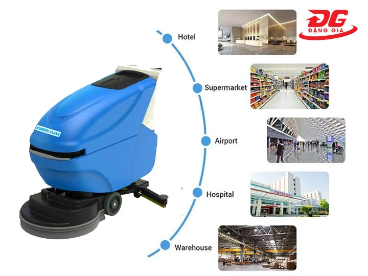 ứng dụng Máy chà sàn liên hợp Kungfu Clean KF461
