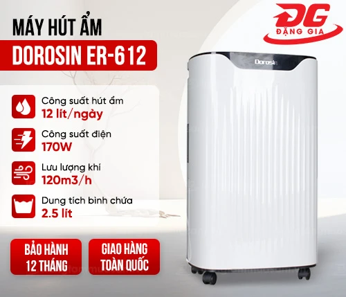 Máy hút ẩm Dorosin ER-612 2