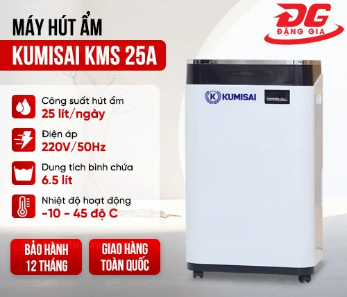 Máy hút ẩm Kumisai KMS 25A 2