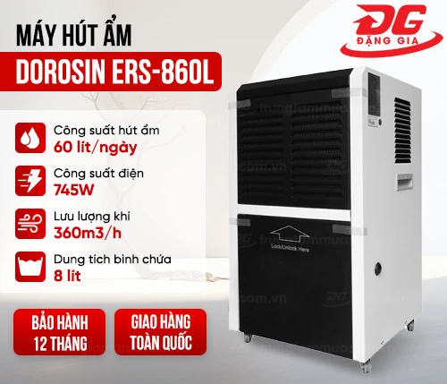 Máy hút ẩm công nghiệp Dorosin ERS-860L 2