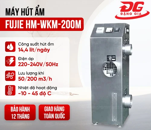 Máy hút ẩm Fujie HM WKM-200M 2