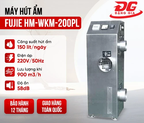 Máy hút ẩm rotor Fujie HM-WKM-200PL 2