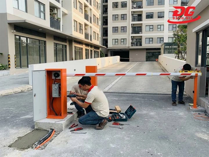lắp đặt barie tự động ANKUAI AK105
