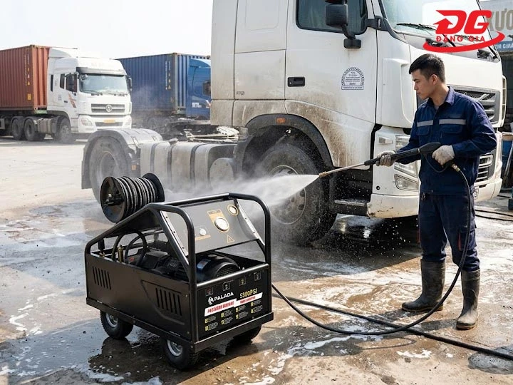 Ứng dụng máy rửa xe Palada 22M58-15T4