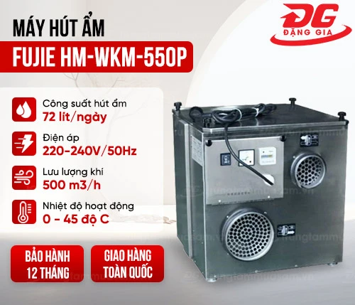 Máy hút ẩm ( rotor ) Fujie HM-WKM-550P 2