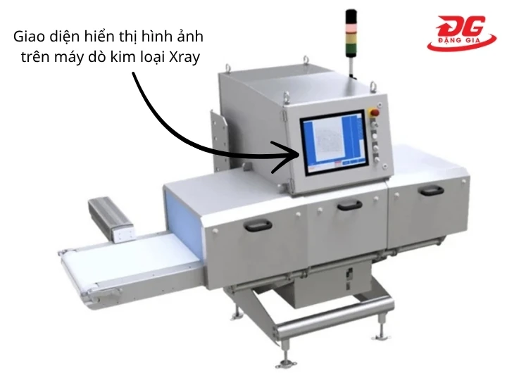 Màn hình hiển thị của máy dò kim loại Xray