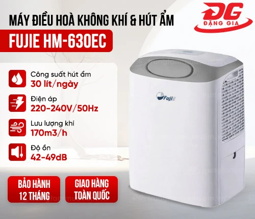Máy điều hòa không khí kết hợp hút ẩm, phun ẩm FujiE HM-630EC 2
