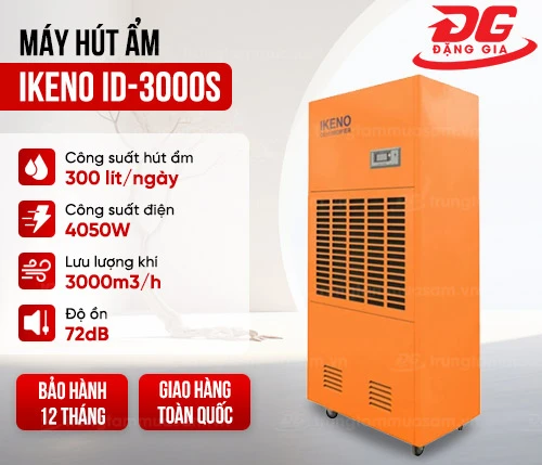 Máy hút ẩm IKENO ID-3000S 2