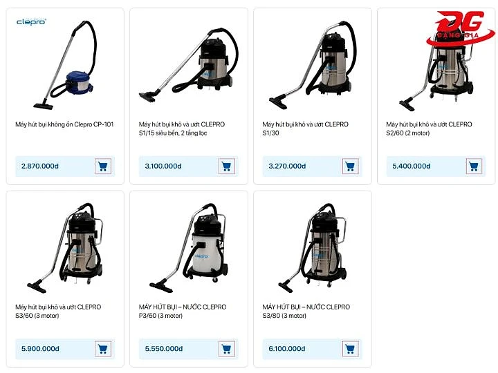 Máy hút bụi công nghiệp Lasaco giá rẻ tại Hải Phòng