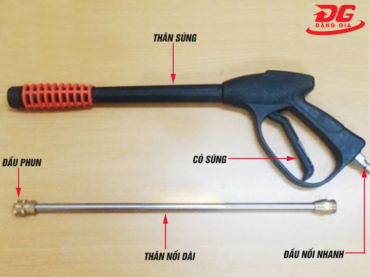 Cấu tạo súng cao áp model: LT-01