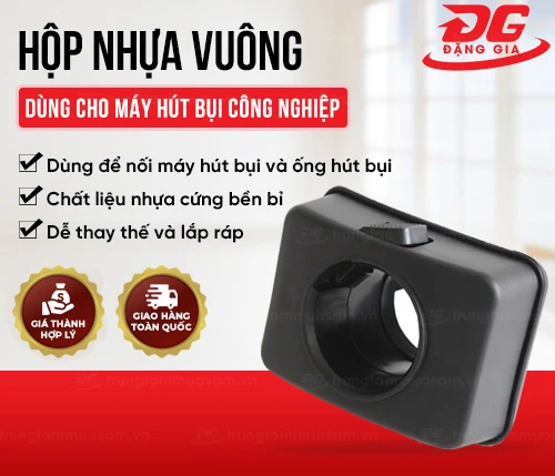 Hộp nhựa vuông máy hút bụi công nghiệp 2