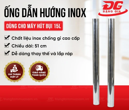 Ống dẫn hướng inox máy hút bụi 15L 2
