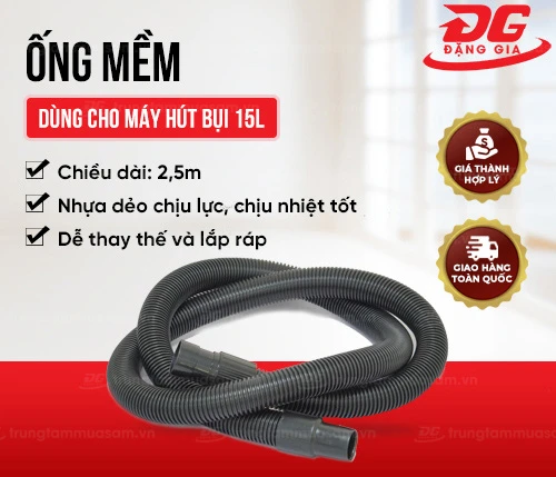 Ống mềm máy hút bụi 15L 2