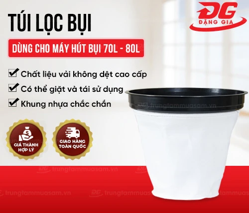 Túi lọc máy hút bụi 70L-80L 2