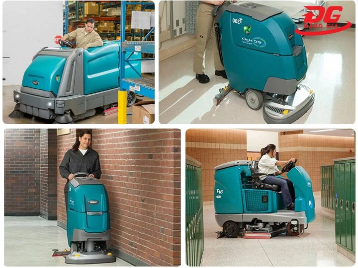 Ứng dụng máy chà sàn Tennant