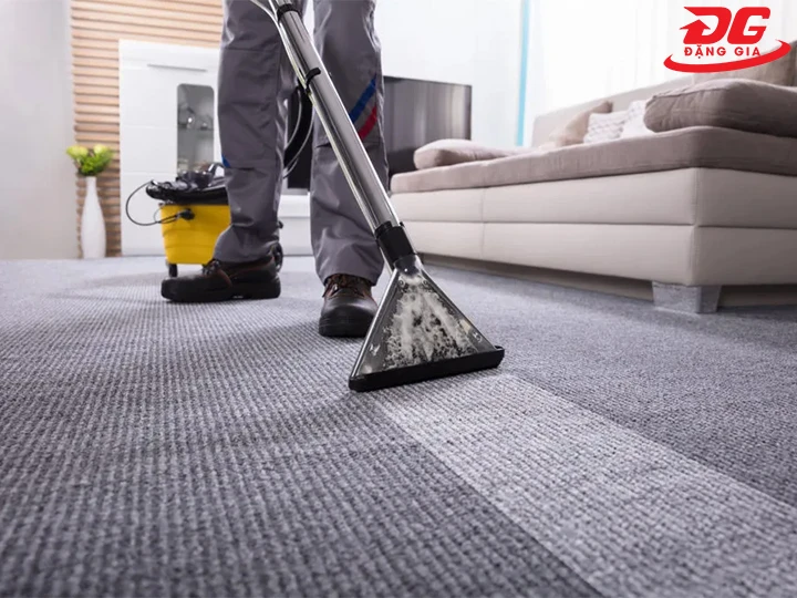hút sạch chất bẩn còn sót lại