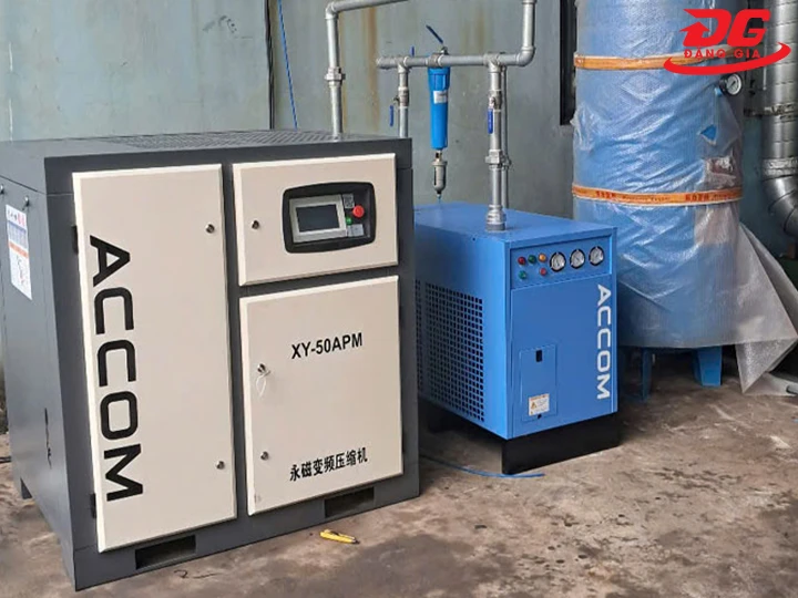 ứng dụng máy nén khí trục vít