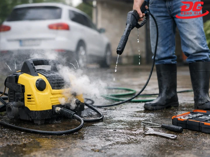 Máy rửa xe kêu to: 9 Nguyên nhân và giải pháp sửa nhanh