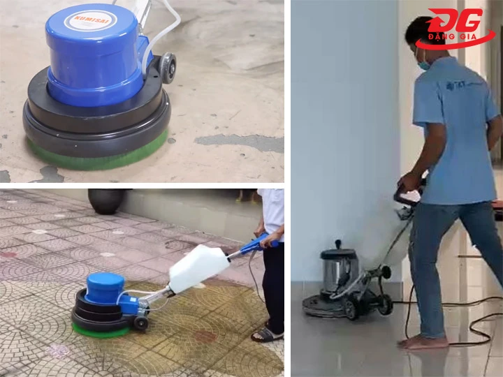 Ứng dụng máy chà sàn tạ