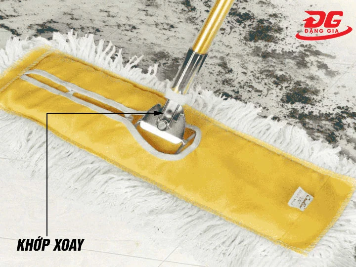 Khớp xoay cây lau nhà màu vàng 90 cm