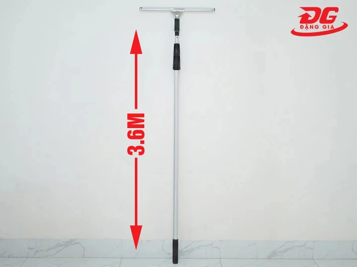 Chiều dài cây nối dài lau kính 3.6m, 2 khớp vặn