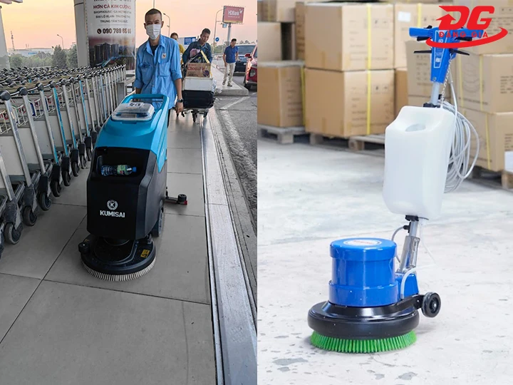 Máy chà sàn đơn và máy chà sàn liên hợp: chọn loại nào?