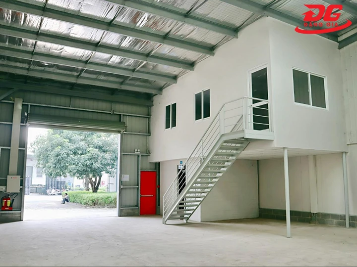 chuẩn bị mặt bằng lắp đặt