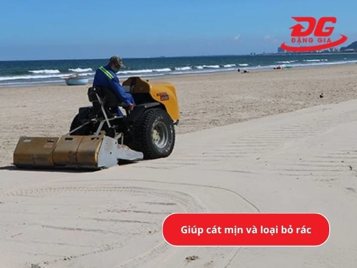 Giúp cát mịn và loại bỏ rác