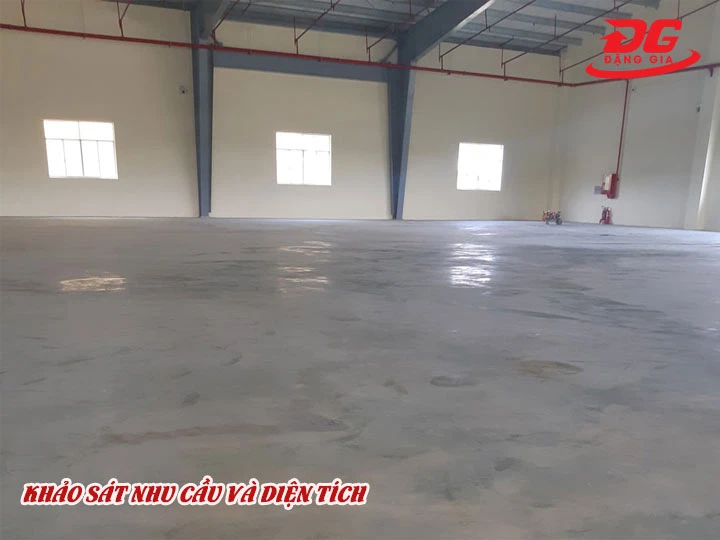 khảo sát diện tích