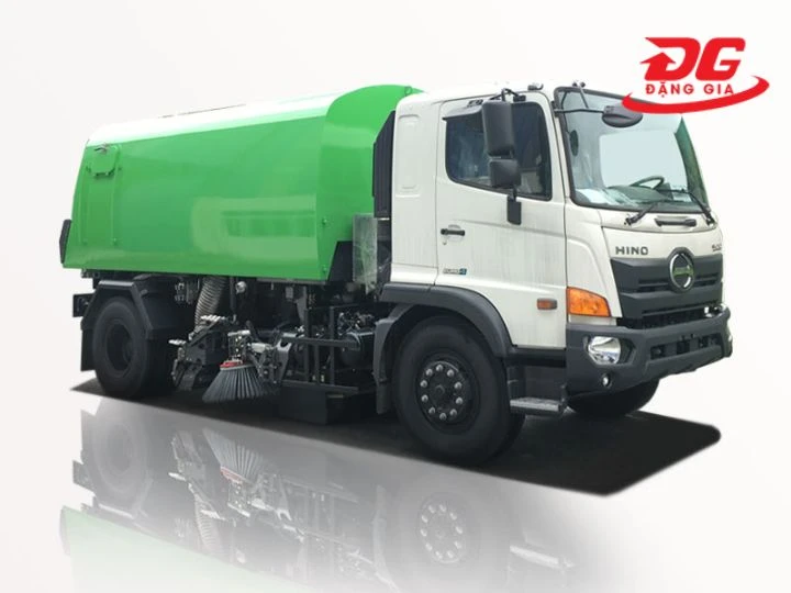 Xe Quét Đường Hút Bụi Hino 6 Khối 