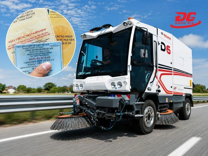Kiểm tra các giấy tờ xe quét rác trước khi mua