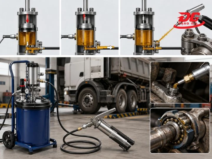 Hoạt động theo nguyên lý chênh lệch áp suất