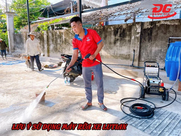 lưu ý sử dụng máy rửa xe Lutian