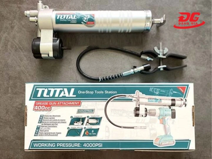 Máy bơm mỡ dùng pin thuận tiện