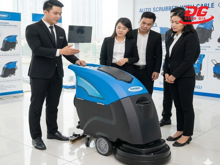 quy trình vận hành Máy Chà Sàn EuroMac
