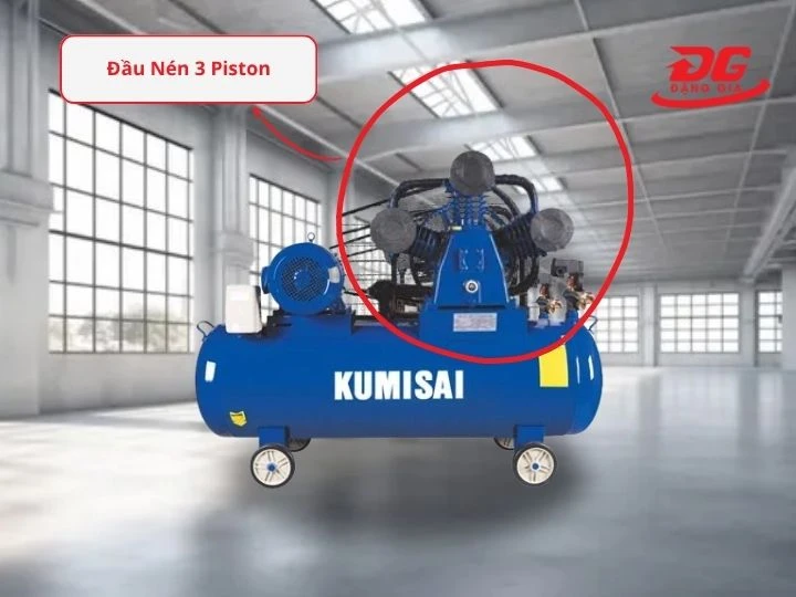 Đầu Nén 3 Piston với công suất 10 HP