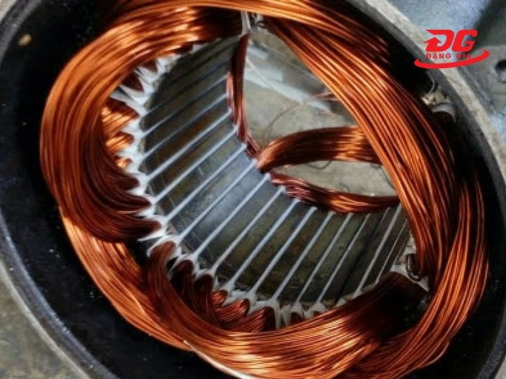 Motor được làm bằng dây đồng nguyên chất