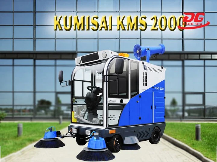 Xe quét rác kumisai với khả năng làm sạch vượt trội