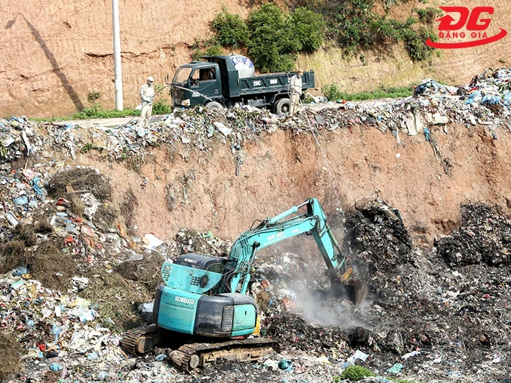 chôn lấp rác