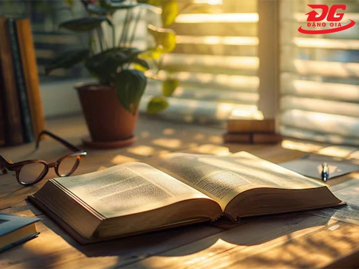 Tránh để ánh nắng chiếu vào sách