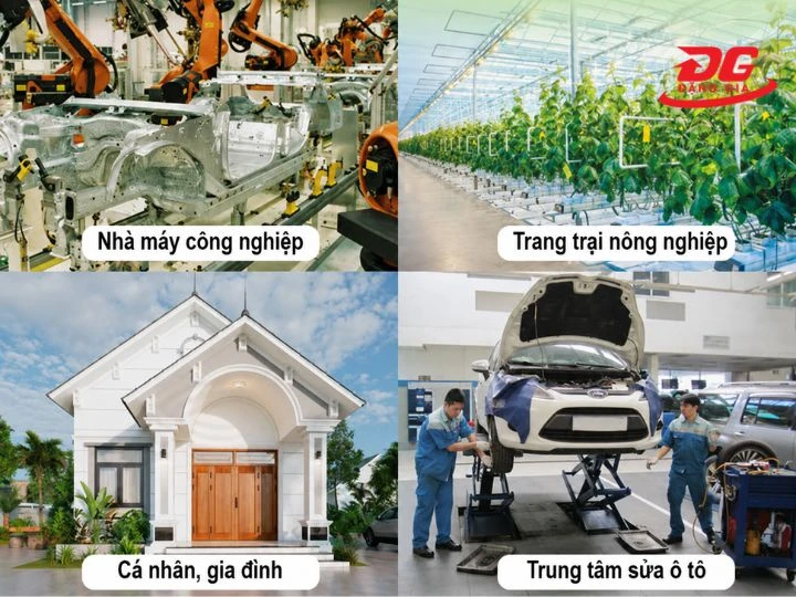 Ứng dụng của máy bơm mỡ nước