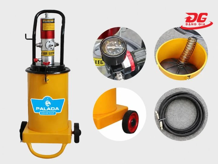 Hệ thống bánh xe và tay kéo chắc chắn