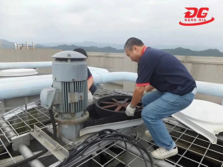 Hướng dẫn về Tháp giải nhiệt Kumisai KMS 300RT 4cell 2 tổ